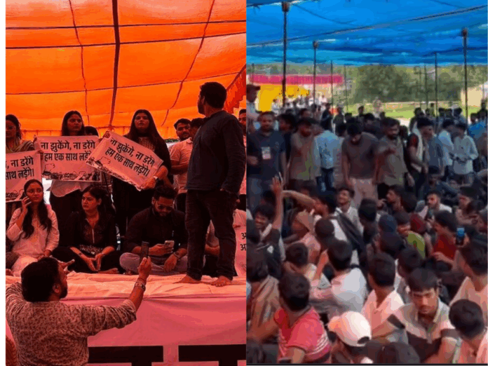 SSC REFORMS DEMAND, RAMLILA MAIDAN PROTEST