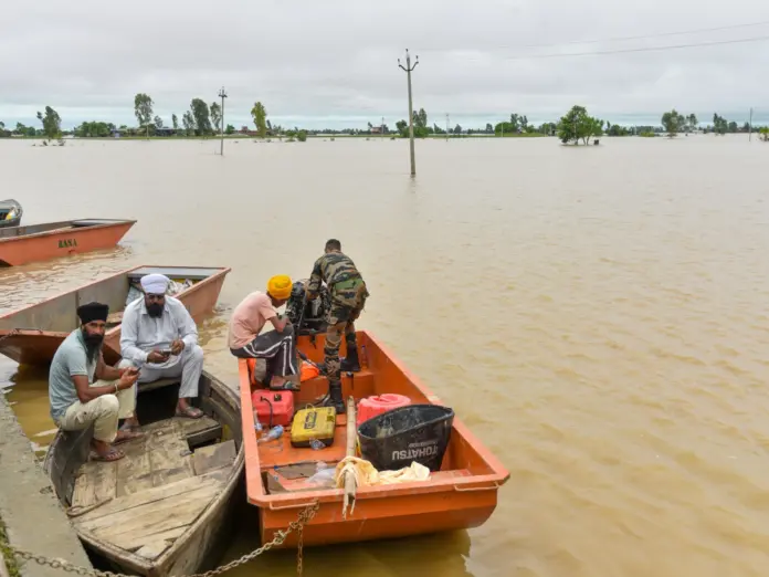 Flood in Kapurthala, punab flood, floods in punjab, flood news, india flood news, hindi samachar,