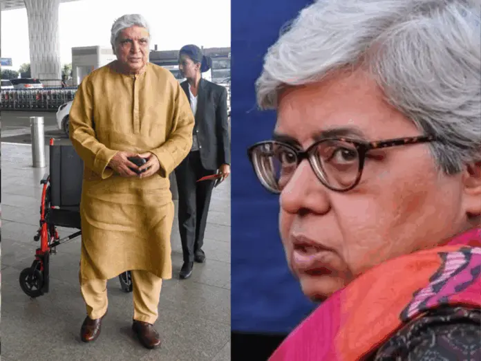 activist shabnam hashmi backs javed akhtar after cancellation progrmme by kolkata urdu academy, जावेद अख्तर