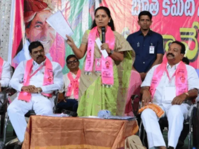 k. kavita resigns from brs, के कविता