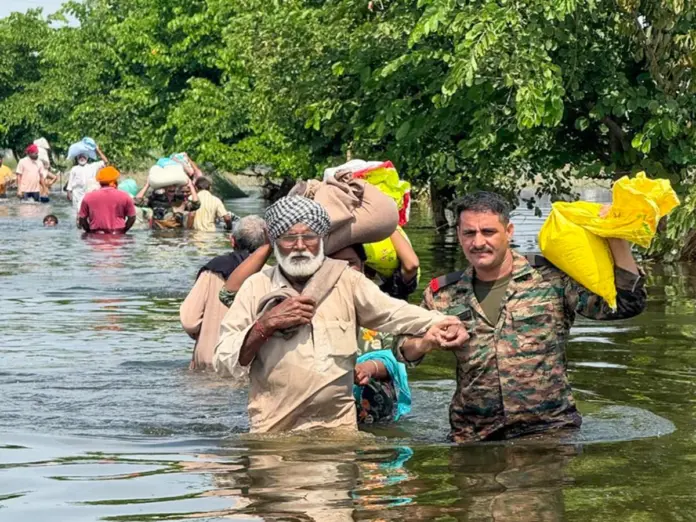 Punjab floods, declared the Punjab floods a disaster, पंजाब बाढ़ आपदा घोषित, केंद्र सरकार पंजाब, पंजाब बाढ़ से कितना नुकसान, भगवंत मान,