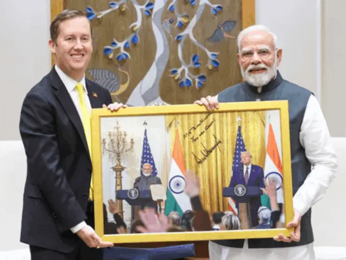 sergio gor met pm modi and told donald trump considered him as personal friend, सर्जियो गोर