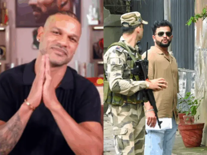 ed attached suresh raina and shikhar dhawan assets in 1000 crore betting scam