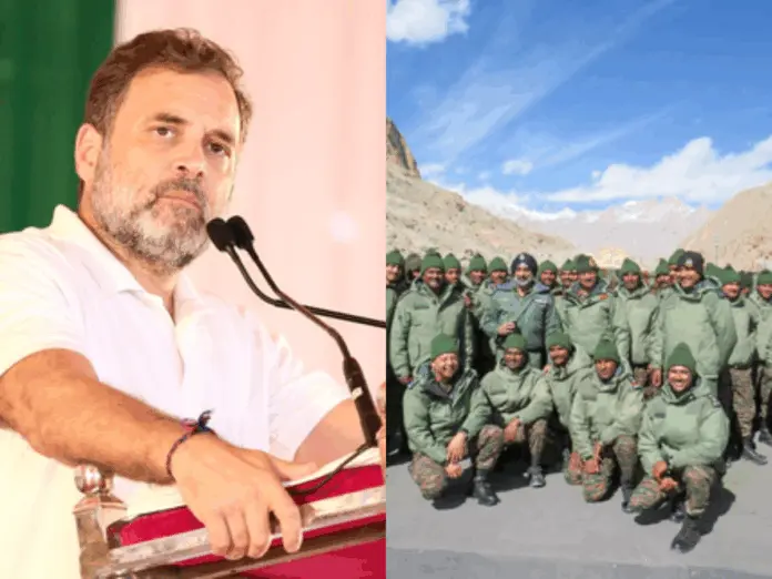 rahul gandhi remarks on indian army created controversy 10 percent of population control army, राहुल गांधी