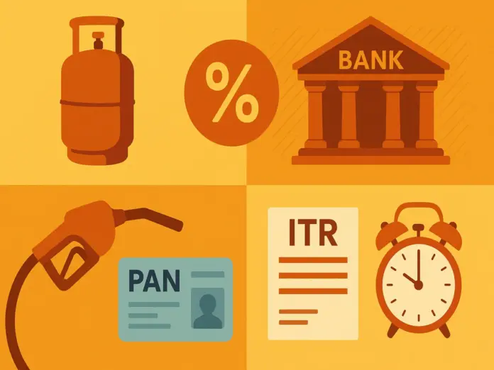 1 December New Rules, Rules changes Today,1 December,aadhar update,rule changes,Online banking,आधार कार्ड अपडेट,एलपीजी गैस कीमतें,एटीएफ कीमतें,पेट्रोल डीजल कीमतें,