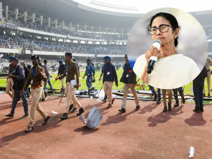 Messi event. messi goat event, mamta banarjee