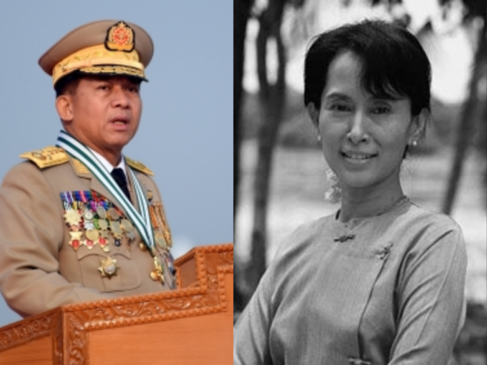myanmar pro military claim lead in election after 4 years of military coup, म्यांमार