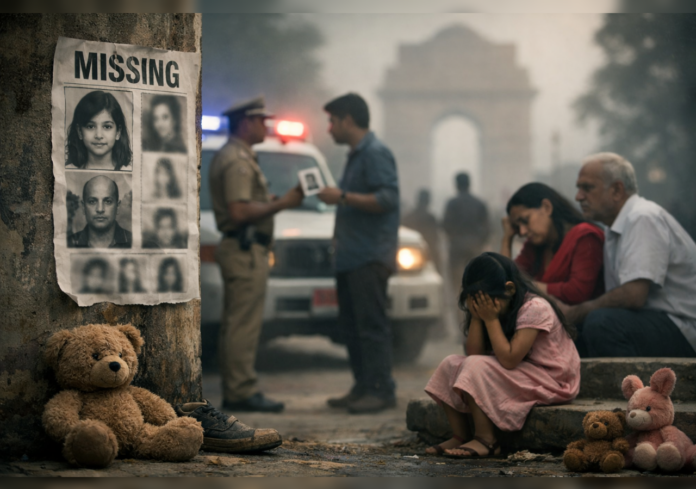 दिल्ली में गायब हुए लोग, 15 दिन में 807 लोग गायब,