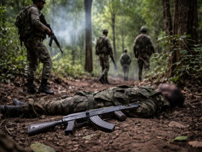 chhattisgarh police encountered 5 lakh bounty maoist cadre, छत्तीसगढ़