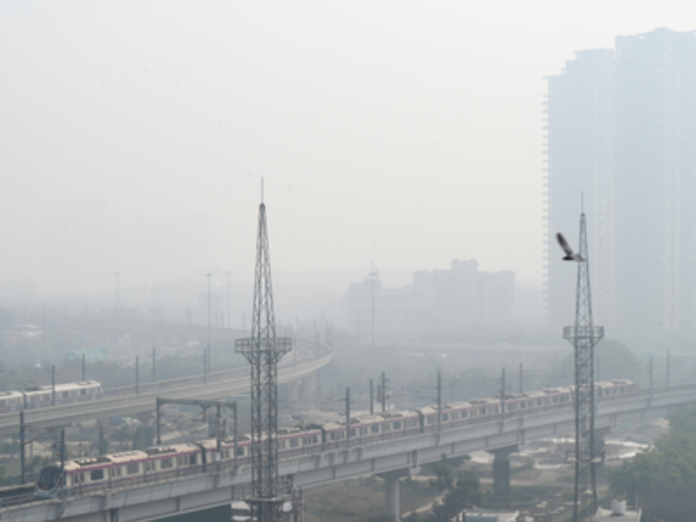delhi ncr aqi level increased greater noida ghaziabad red mark, दिल्ली एनसीआर