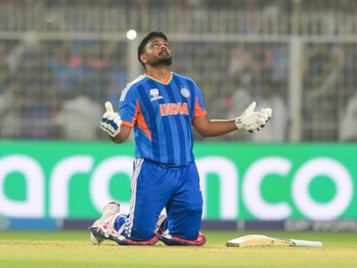 sanju samson played historic india entered in t20 world cup semifinal, संजू सैमसन