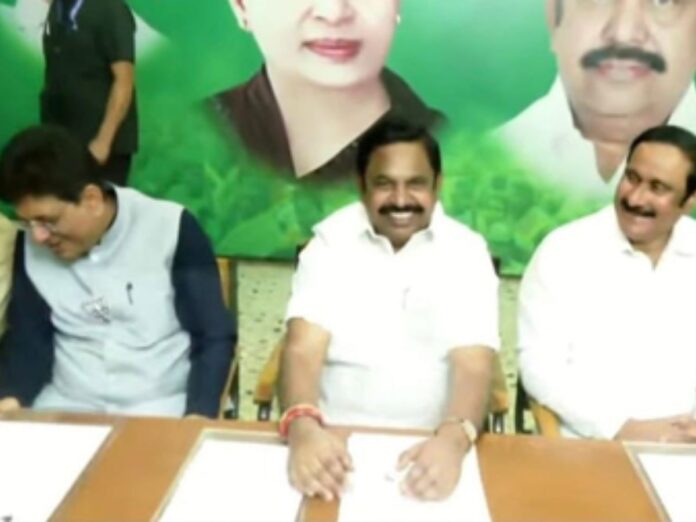 tamildau seat sharing done in nda aiadmk will contest 178 while bjp 27, तमिलनाडु