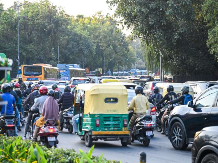 Delhi Traffic (Photo- IANS)