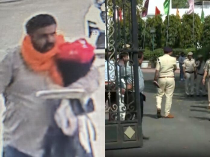 delhi-police-detained-masked-man-who-entered-delhi-assembly-car seized, दिल्ली विधानसभा