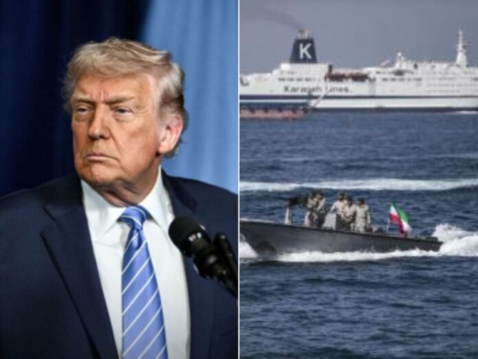 donald trump orders navy to shoot and kill iranian boats, डोनाल्ड ट्रंप, अमेरिका, ईरान, होर्मजु स्ट्रेट