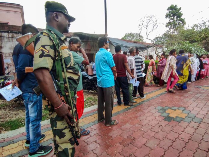 Voting In West Bengal Assembly Elections (Photo- IANS)
