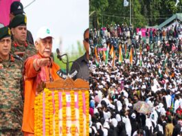 LG Manoj sinha in Srinagar