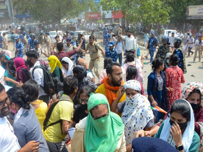 Patna TRE 4 Protest
