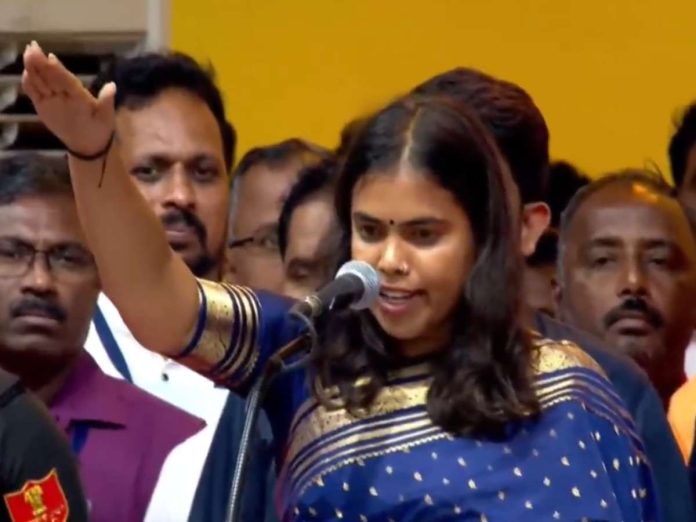 S Keerthana, tamil nadu S Keerthana, vijay cabinate S Keerthana,
