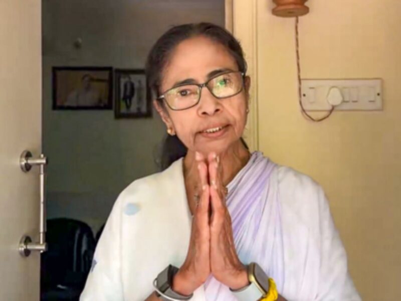 WEST BENGAL MAMATA BANERJEE SHARED VIDEO AMID COUNTING APPEALED WORKERS TO STAY TILL EVENING, पश्चिम बंगाल, ममता बनर्जी, भाजपा, टीएमसी