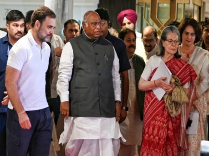 Rahul Gandhi, Mallikarjun Kharge- Congress Leaders