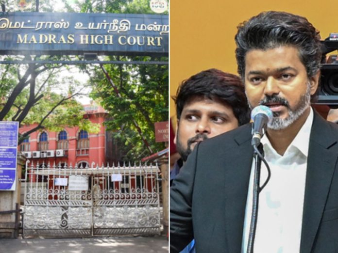 madras high court restrain tvk mla won by one vote from house proceedings, मद्रास हाई कोर्ट