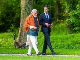 Prime Minister Narendra Modi with his Netherlands counterpart Rob Jetten