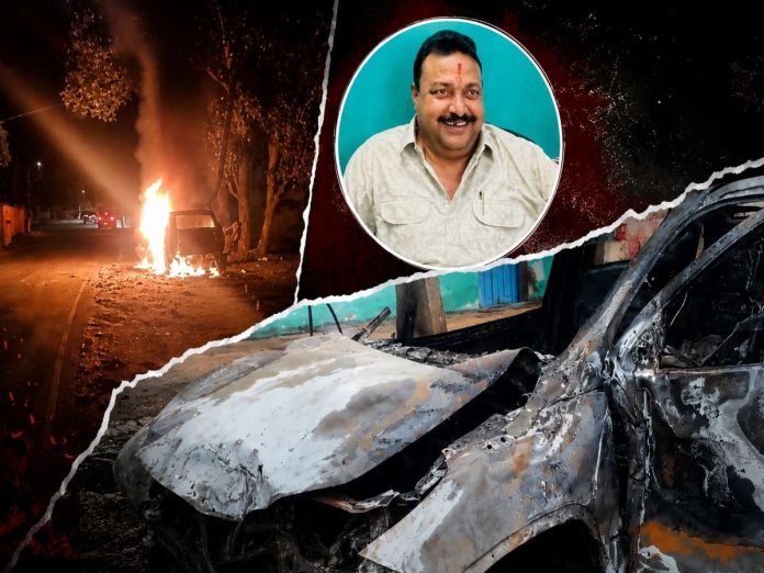 Chhattisgarh: 3 killed after car set ablaze
