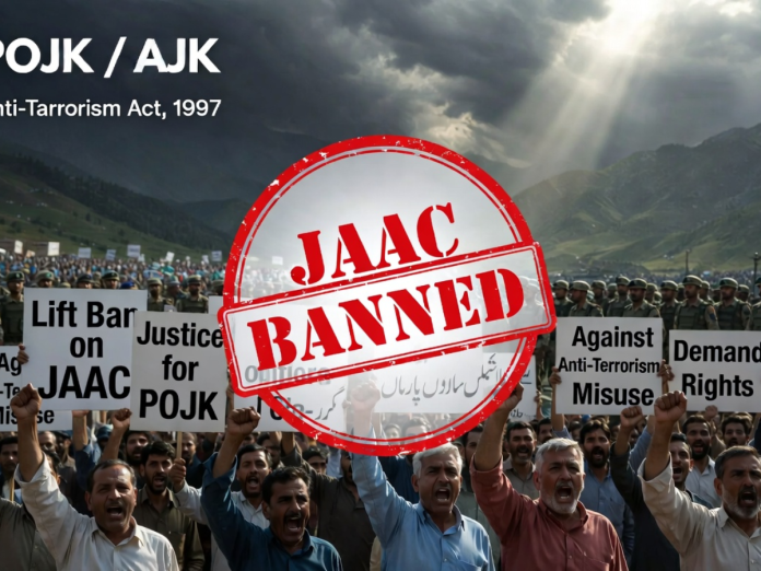 pojk government ban on jaac violence erupt in region, JAAC