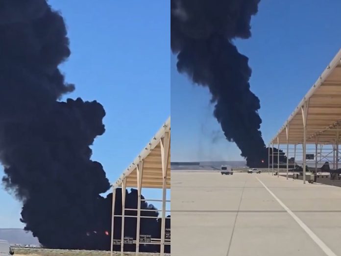 us air force b-52 bomber crash after take off in california more than half dozen dead, अमेरिका