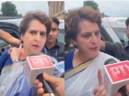 ask dharmendra pradhan when he is resigning priyanka gandhi slams reporters in parliament, धर्मेंद्र प्रधान, प्रियंका गांधी