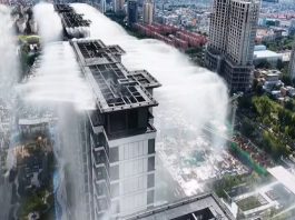 China's rooftop misting system