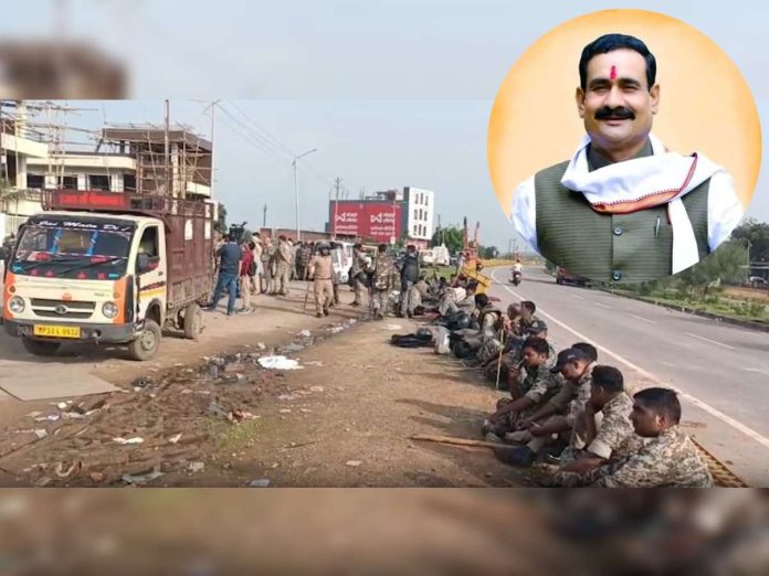 Datiya Protest, narottam mishra, bjp datiya,