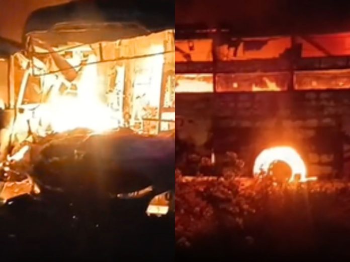 delhi mumbai expressway collide between bus and trailer truck 8 dead several injured 1, दिल्ली-मुंबई एक्सप्रेसवे