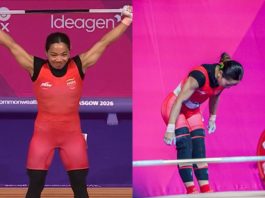 mirabai chanu created hostory by winning gold medal third consecutive time in commonweath games, मीराबाई चानू