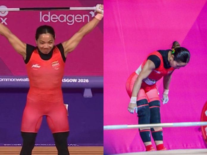 mirabai chanu created hostory by winning gold medal third consecutive time in commonweath games, मीराबाई चानू