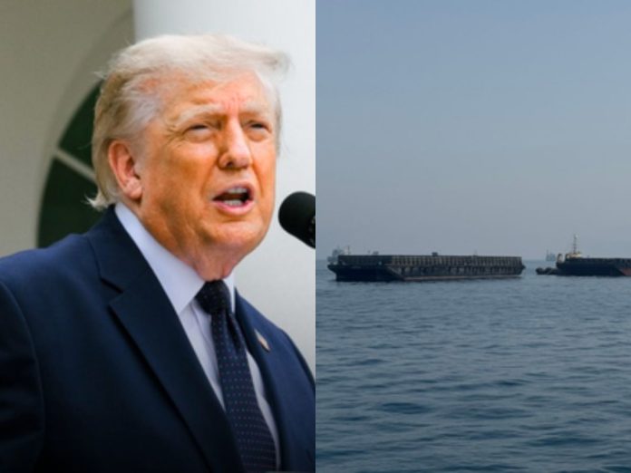 trump-reimposed-a-blockade-on-iran-and-announced-a-20-percent-tariff-on-all-cargo-shipped-via-the-strait-of-hormuz, डोनाल्ड ट्रंप, ईरान