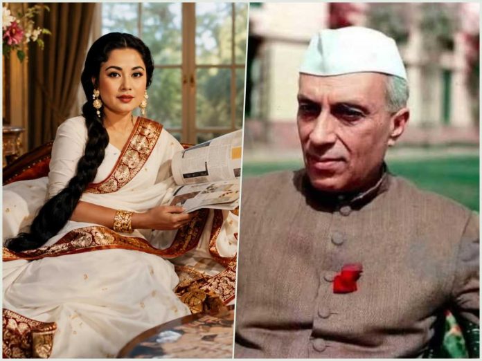 Meena kumari, pandit nehru