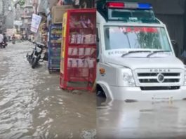 दिल्ली-एनसीआर में भारी बारिश से जलभराव, ट्रैफिक जाम में फंसी गाड़ियां; IMD ने जारी किया अलर्ट delhi ncr rain lashes waterlogging in various areas imd alert, दिल्ली-एनसीआर