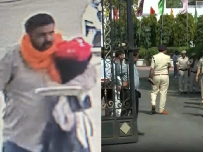 delhi-police-detained-masked-man-who-entered-delhi-assembly-car seized, दिल्ली विधानसभा